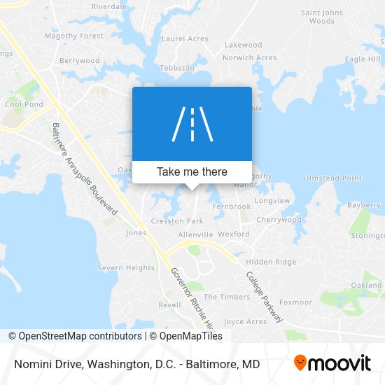 Nomini Drive map
