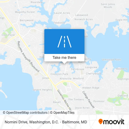 Nomini Drive map