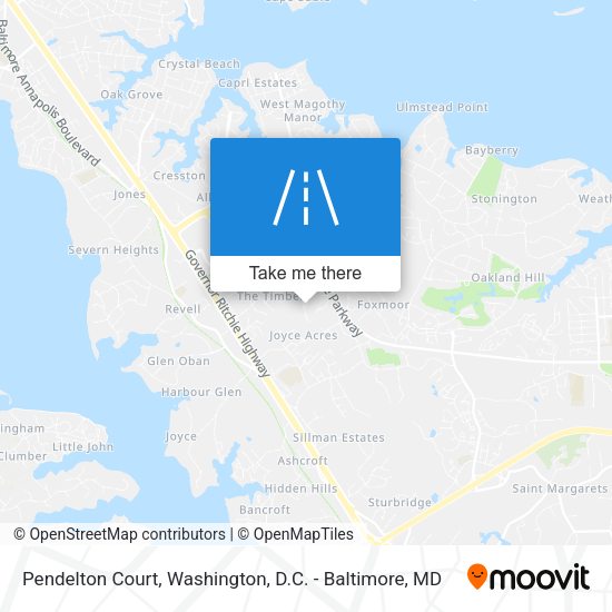 Pendelton Court map