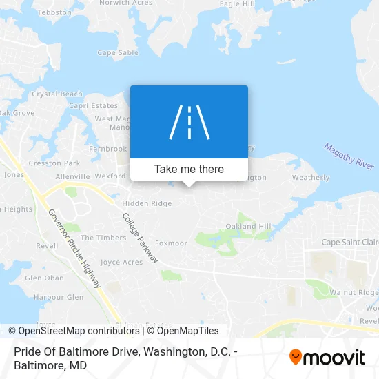 Pride Of Baltimore Drive map