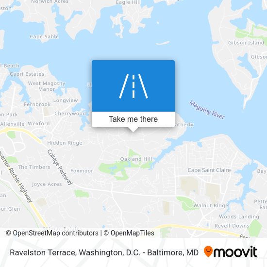 Ravelston Terrace map