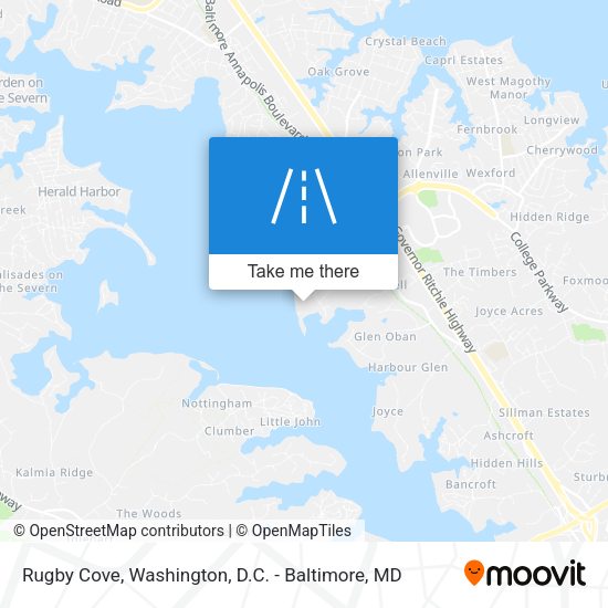 Rugby Cove map