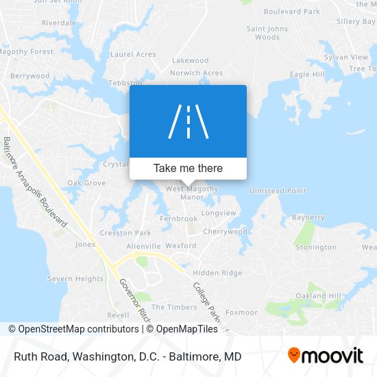 Mapa de Ruth Road