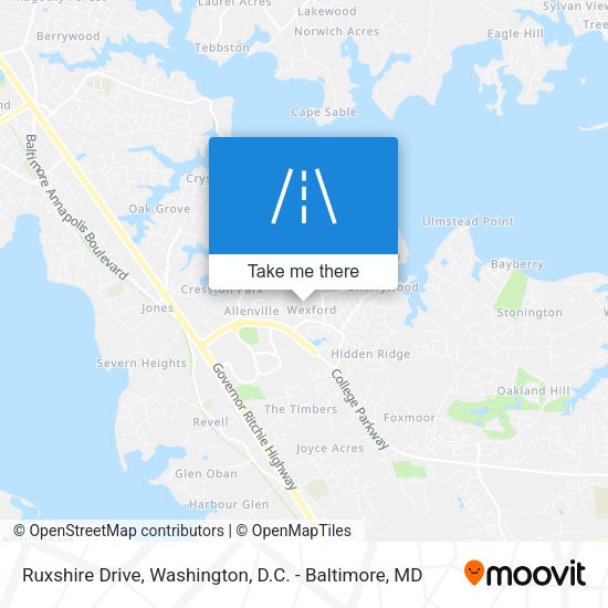 Mapa de Ruxshire Drive