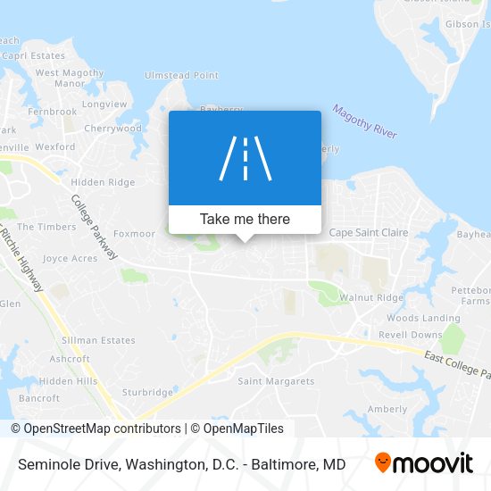 Seminole Drive map