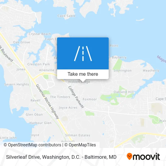 Silverleaf Drive map