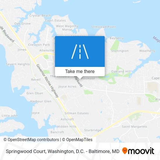 Springwood Court map