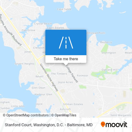 Stanford Court map