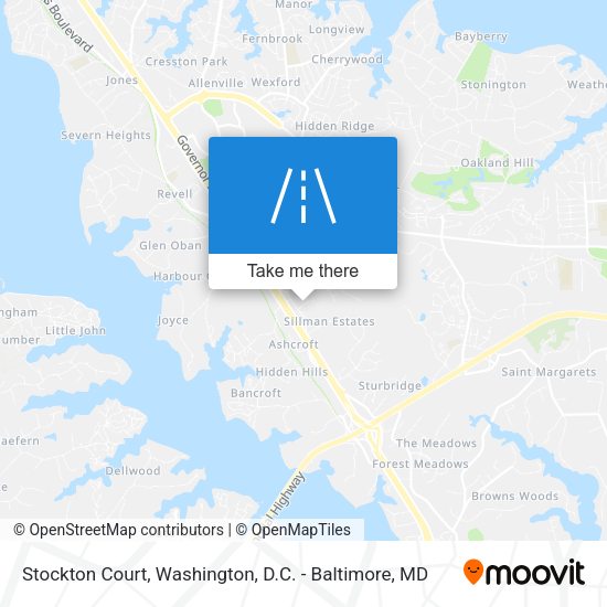 Mapa de Stockton Court