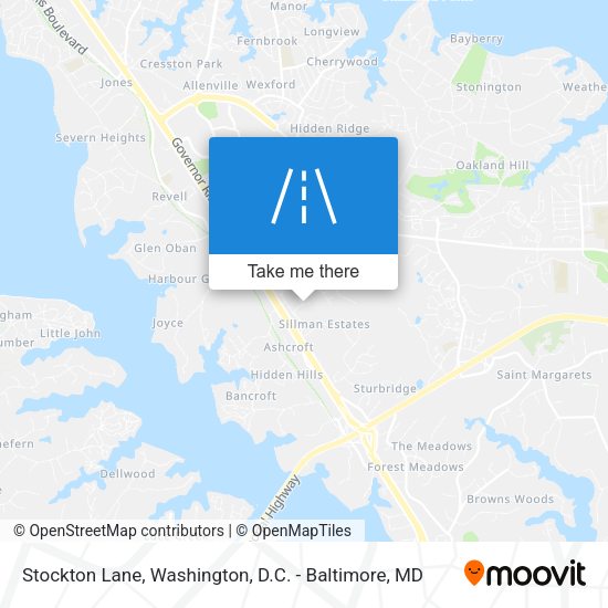 Stockton Lane map
