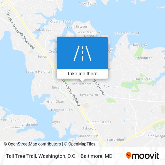 Tall Tree Trail map