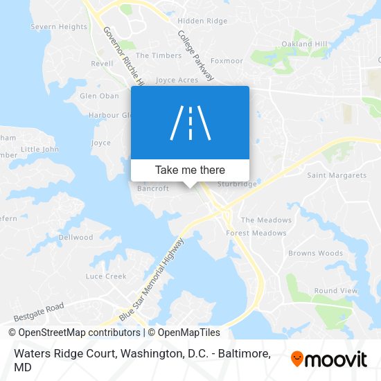 Waters Ridge Court map