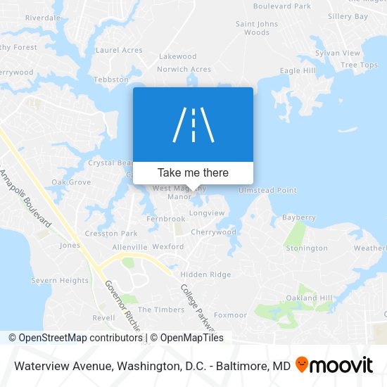 Waterview Avenue map