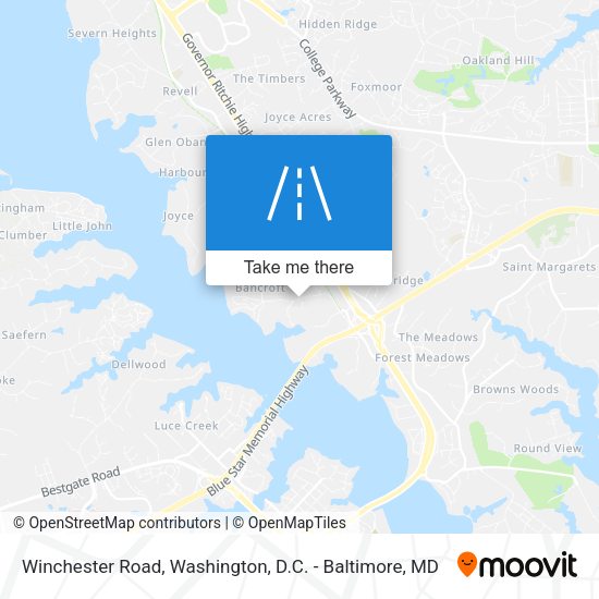Mapa de Winchester Road