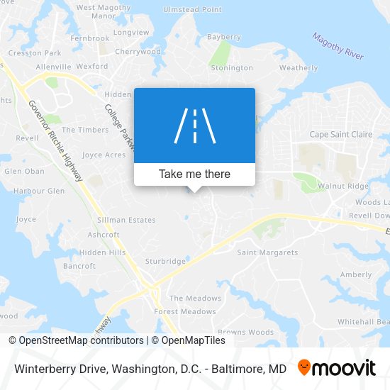 Winterberry Drive map