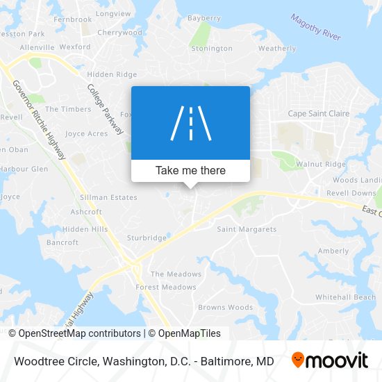 Mapa de Woodtree Circle