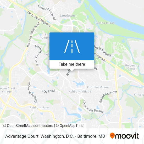 Advantage Court map