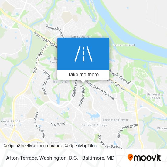 Afton Terrace map