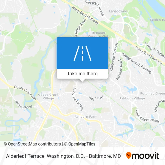 Alderleaf Terrace map