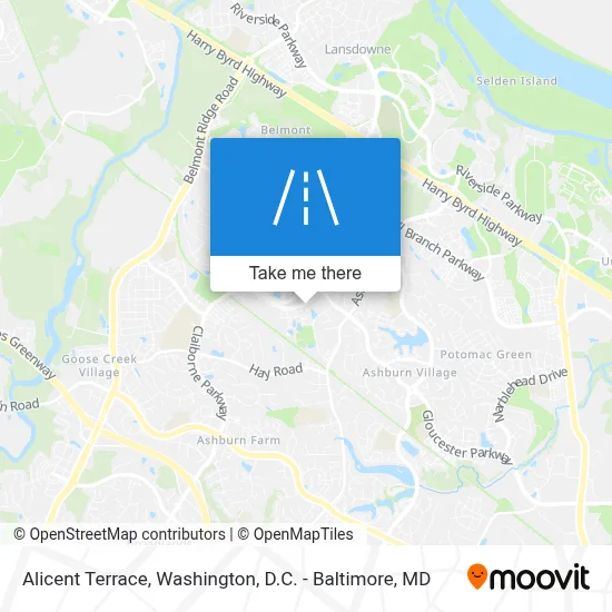 Alicent Terrace map