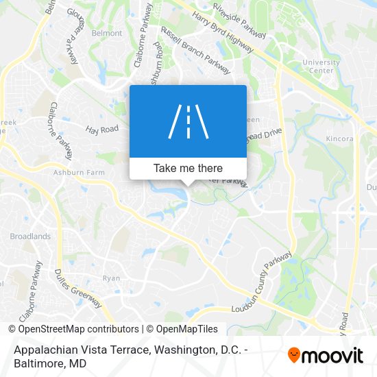 Appalachian Vista Terrace map