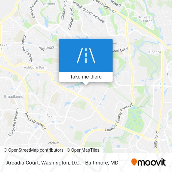 Arcadia Court map