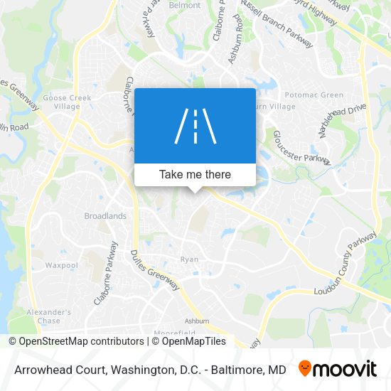 Arrowhead Court map