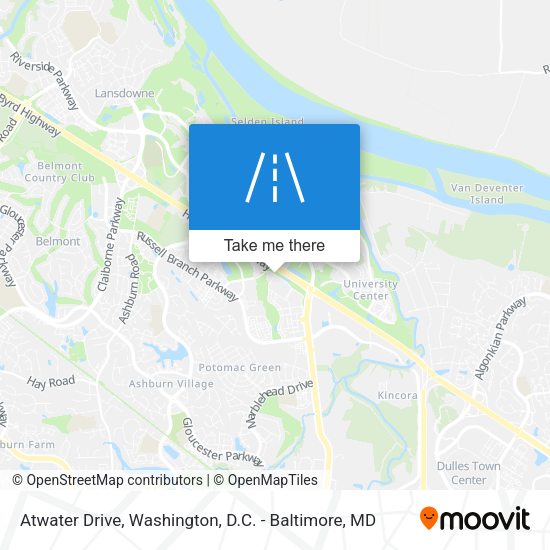 Mapa de Atwater Drive