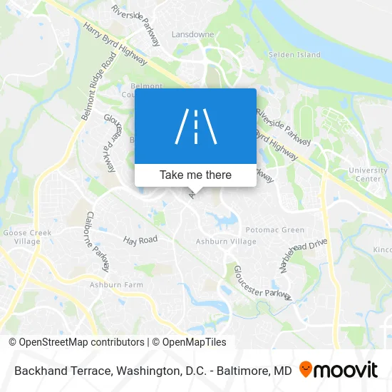Backhand Terrace map