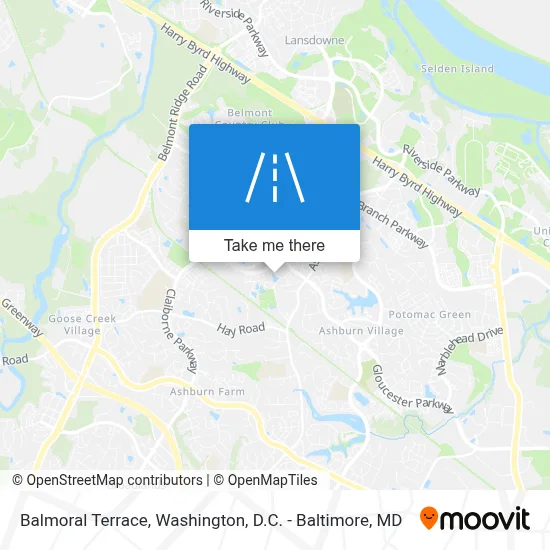 Balmoral Terrace map
