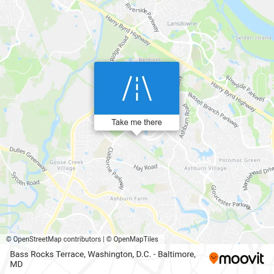 Bass Rocks Terrace map