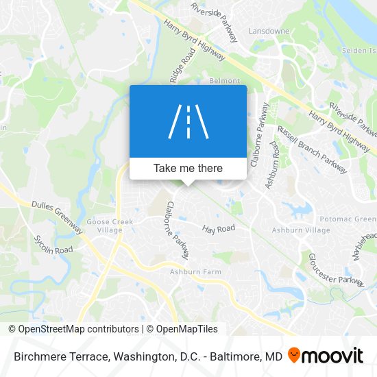Birchmere Terrace map