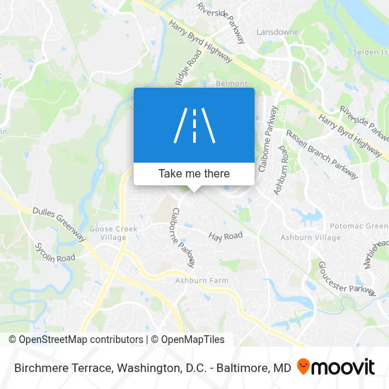 Birchmere Terrace map