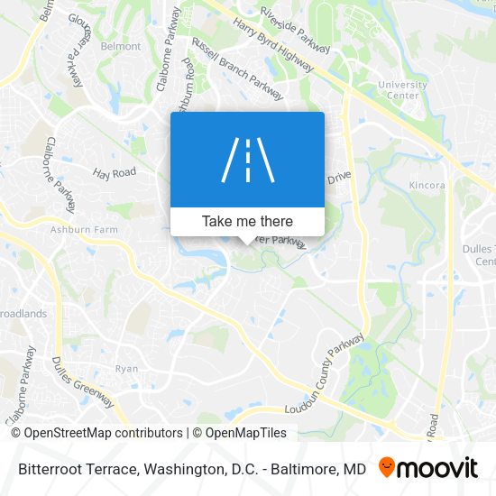 Bitterroot Terrace map