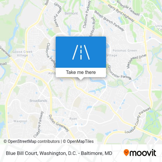 Blue Bill Court map