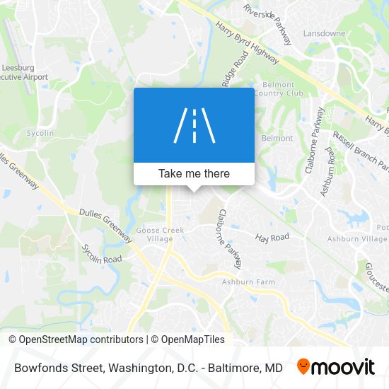 Bowfonds Street map