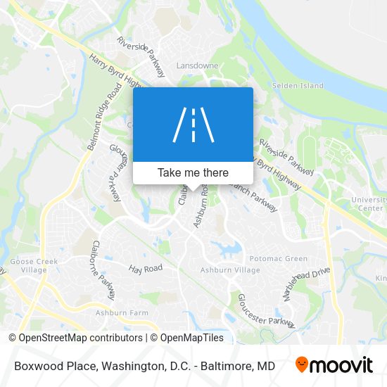 Mapa de Boxwood Place