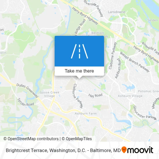 Brightcrest Terrace map