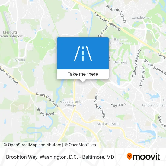 Brookton Way map