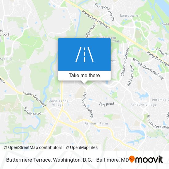 Buttermere Terrace map