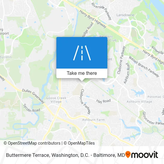 Buttermere Terrace map
