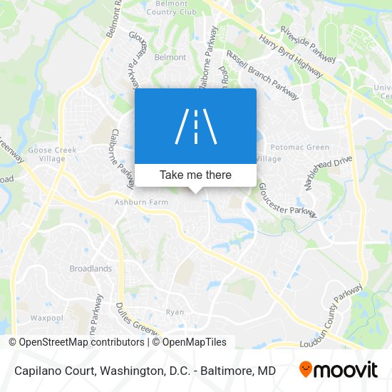 Mapa de Capilano Court