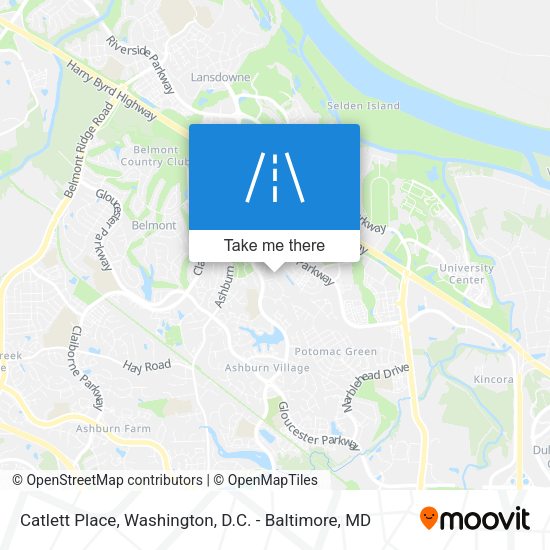 Catlett Place map