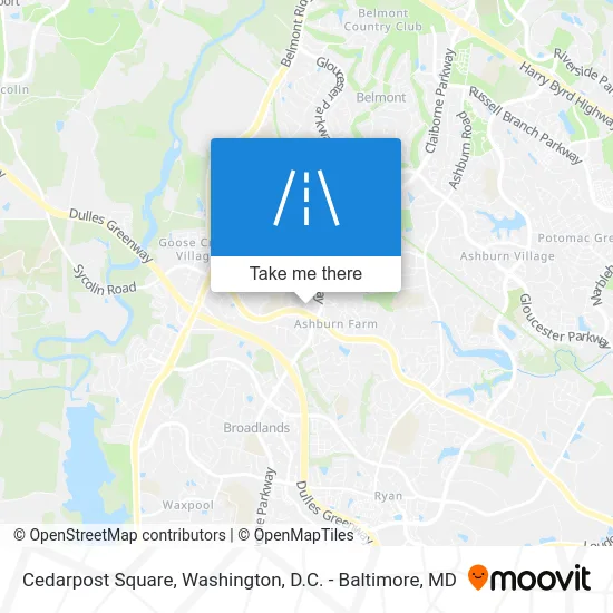 Cedarpost Square map
