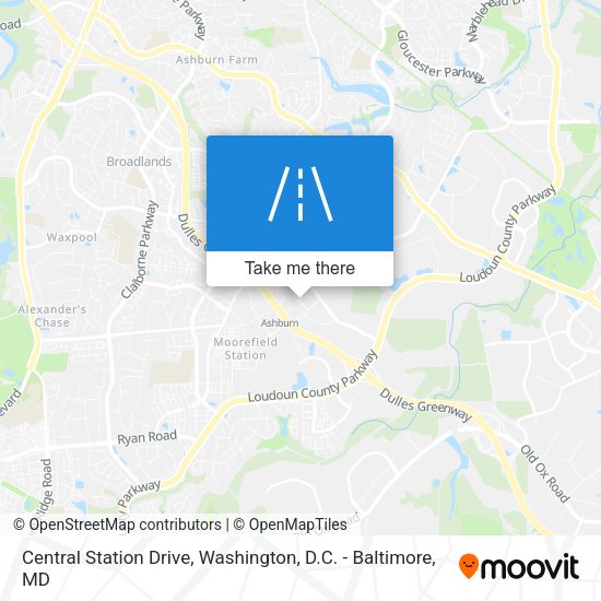 Mapa de Central Station Drive