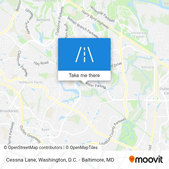 Cessna Lane map