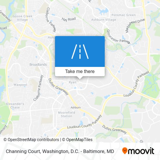Channing Court map