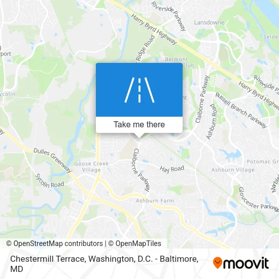 Chestermill Terrace map