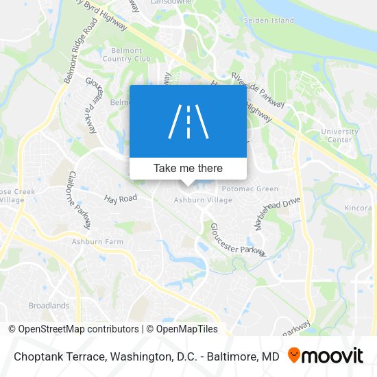 Choptank Terrace map