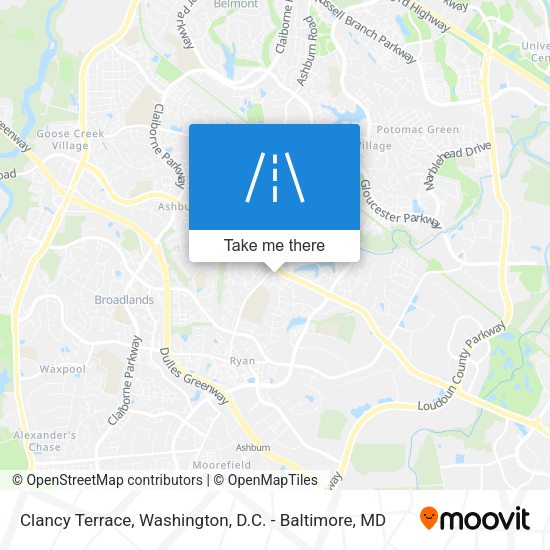 Clancy Terrace map